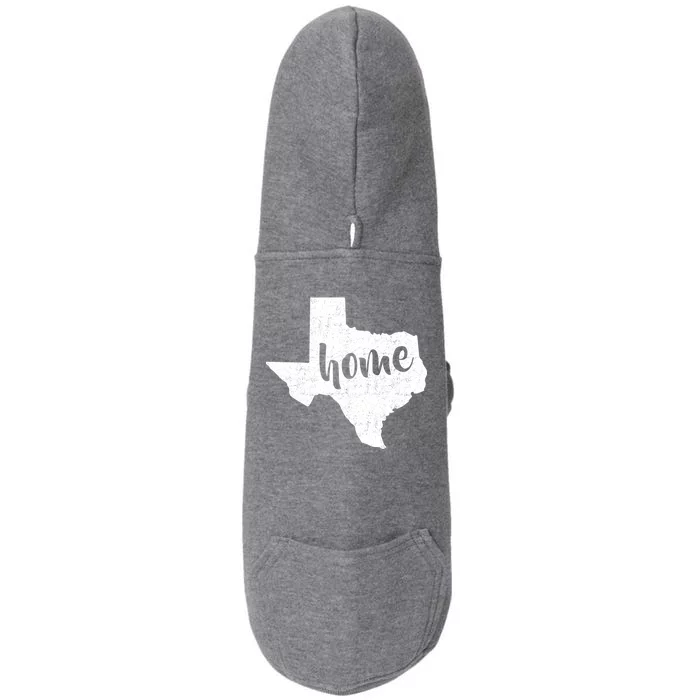 Texas Home State Doggie 3-End Fleece Hoodie