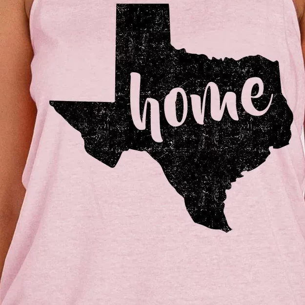 Texas Home State Women's Knotted Racerback Tank