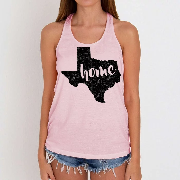 Texas Home State Women's Knotted Racerback Tank