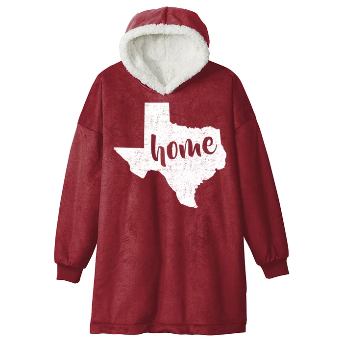 Texas Home State Hooded Wearable Blanket