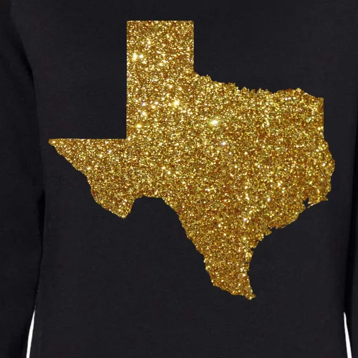 Texas Limited Edition Gold Glitz Womens California Wash Sweatshirt