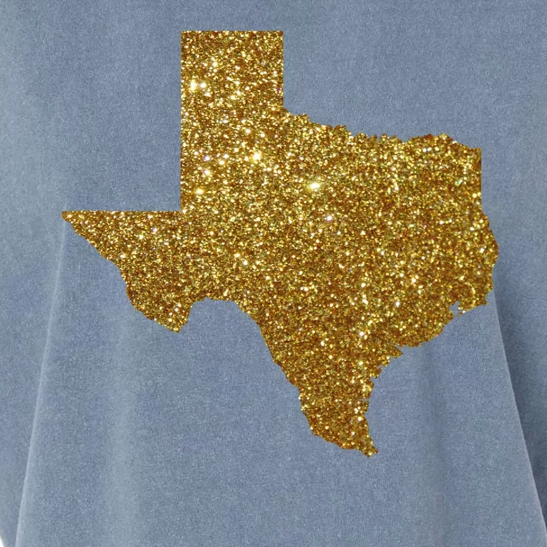 Texas Limited Edition Gold Glitz Garment-Dyed Women's Muscle Tee