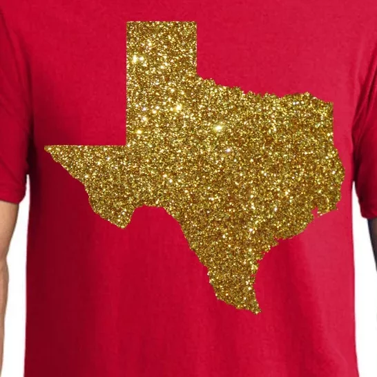 Texas Limited Edition Gold Glitz Pajama Set