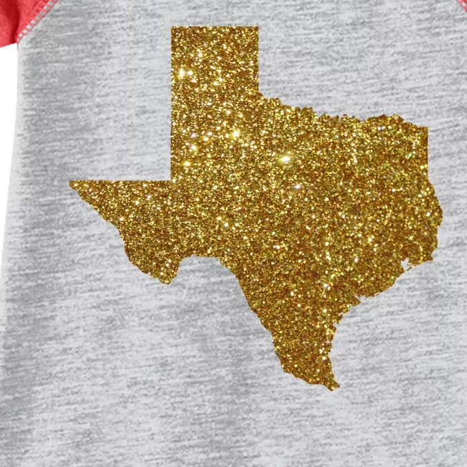 Texas Limited Edition Gold Glitz Infant Baby Jersey Bodysuit