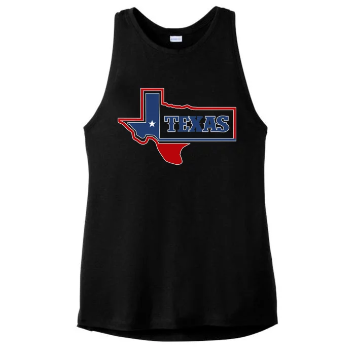 Texas Logo Ladies Tri-Blend Wicking Tank