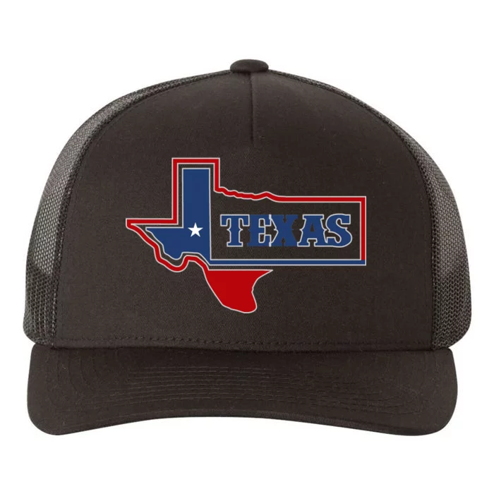 Texas Logo Yupoong Adult 5-Panel Trucker Hat