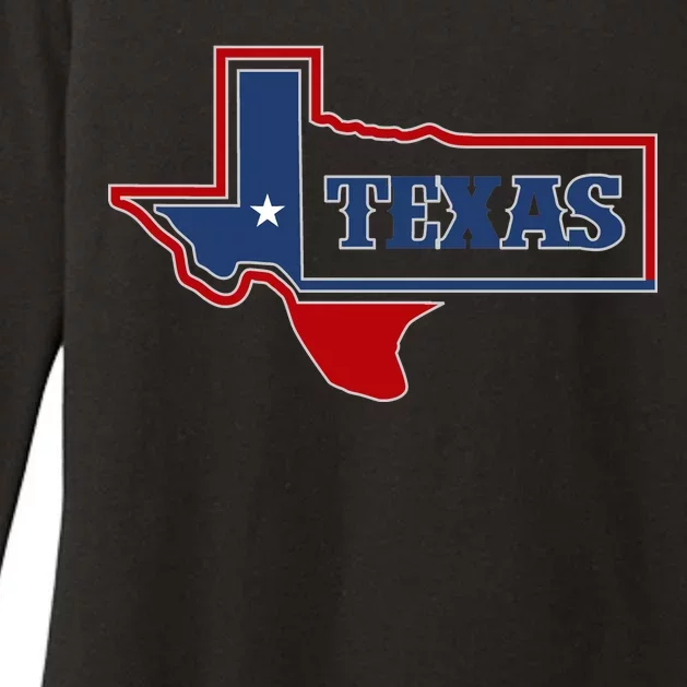 Texas Logo Womens CVC Long Sleeve Shirt