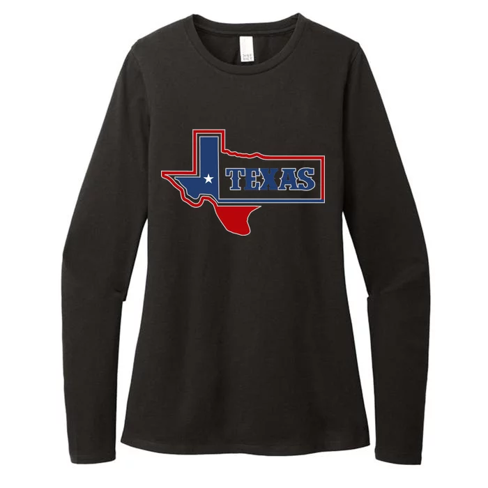 Texas Logo Womens CVC Long Sleeve Shirt