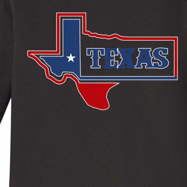 Texas Logo Baby Long Sleeve Bodysuit