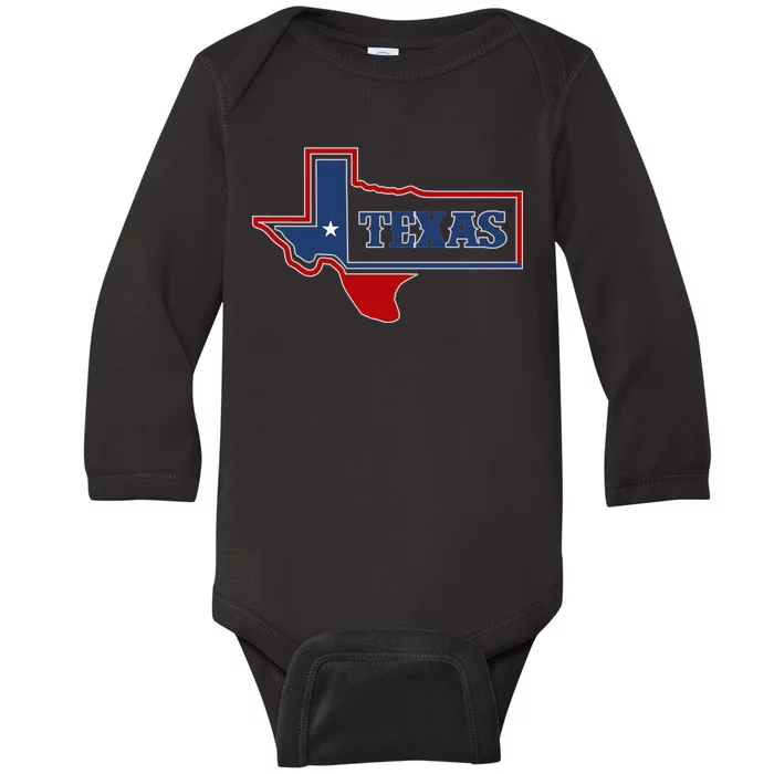 Texas Logo Baby Long Sleeve Bodysuit