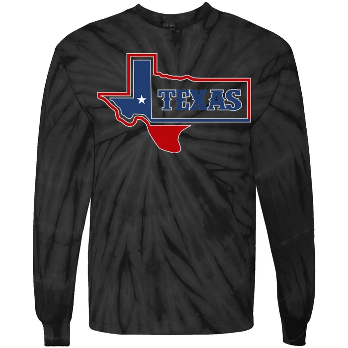 Texas Logo Tie-Dye Long Sleeve Shirt