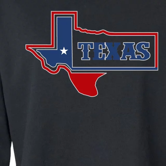 Texas Logo Cropped Pullover Crew