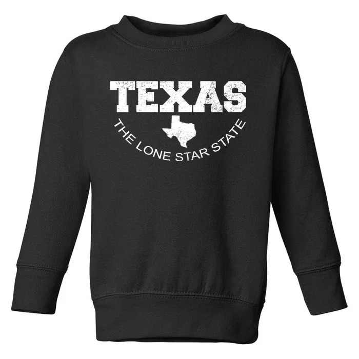 Texas Lone Star State Toddler Sweatshirt