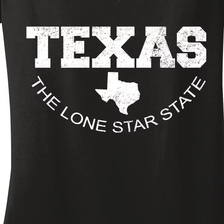 Texas Lone Star State Women's V-Neck T-Shirt