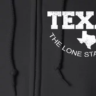 Texas Lone Star State Full Zip Hoodie