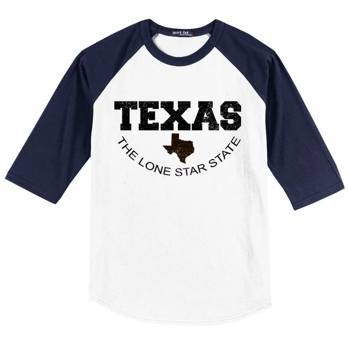 Texas Lone Star State Baseball Sleeve Shirt