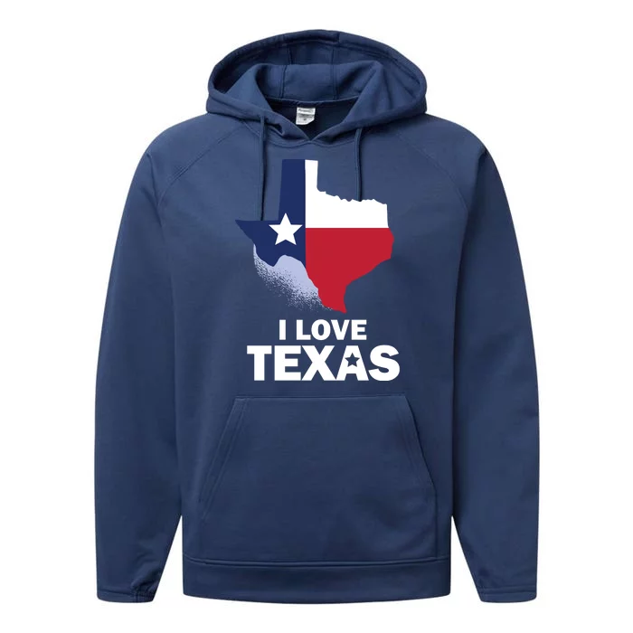 Texas Love Performance Fleece Hoodie