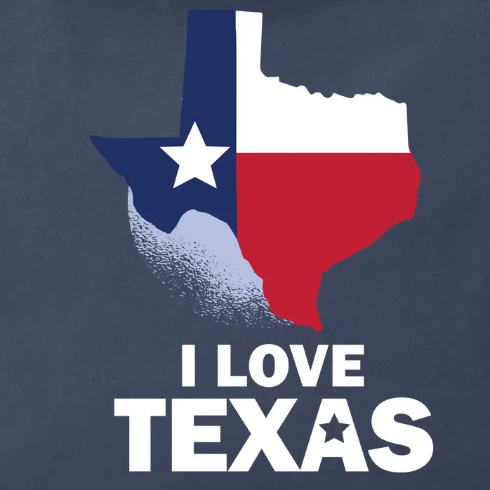 Texas Love Zip Tote Bag