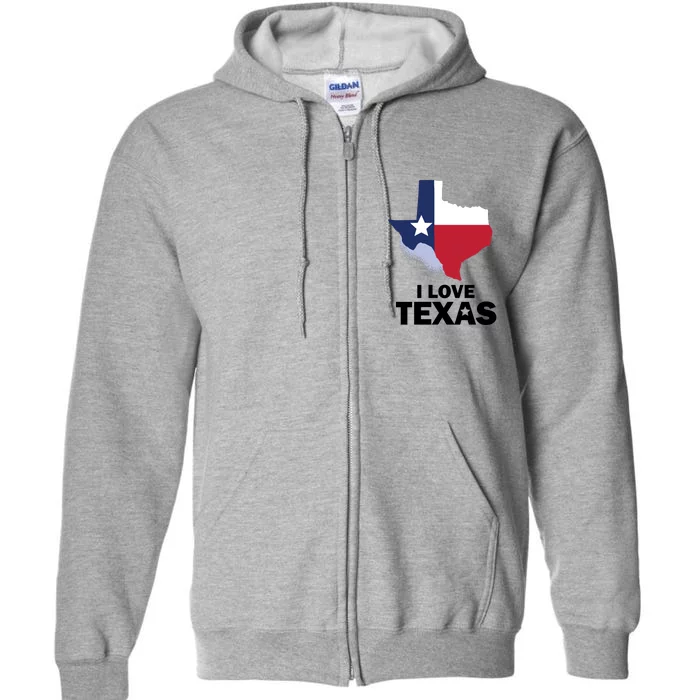 Texas Love Full Zip Hoodie