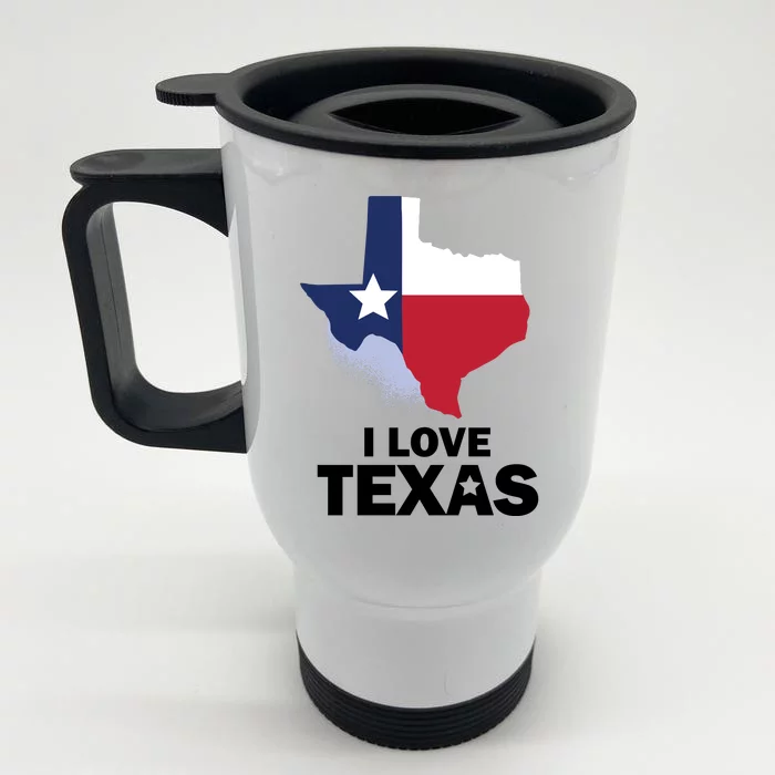 Texas Love Front & Back Stainless Steel Travel Mug