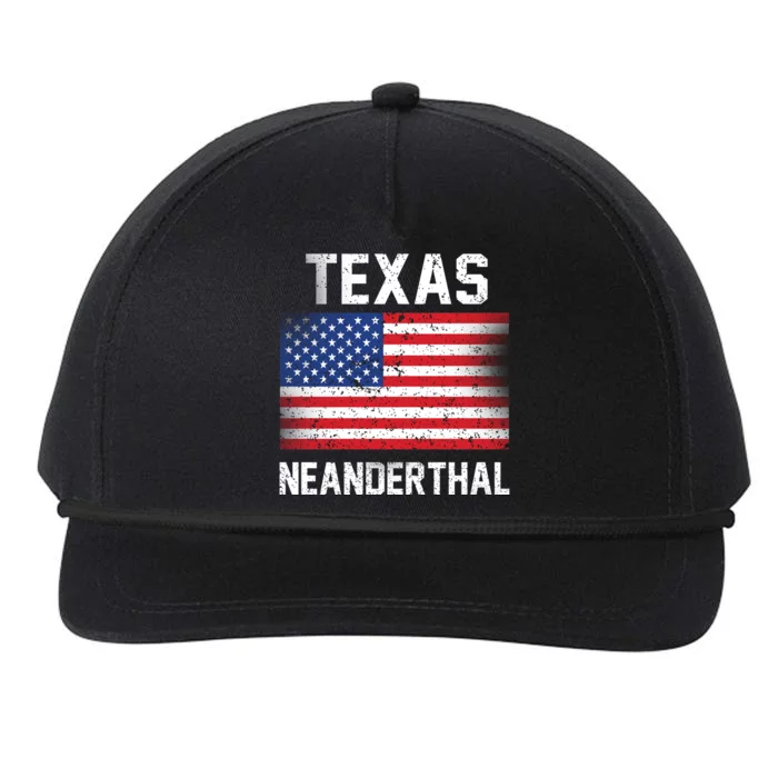 Texas Neanderthal Snapback Five-Panel Rope Hat