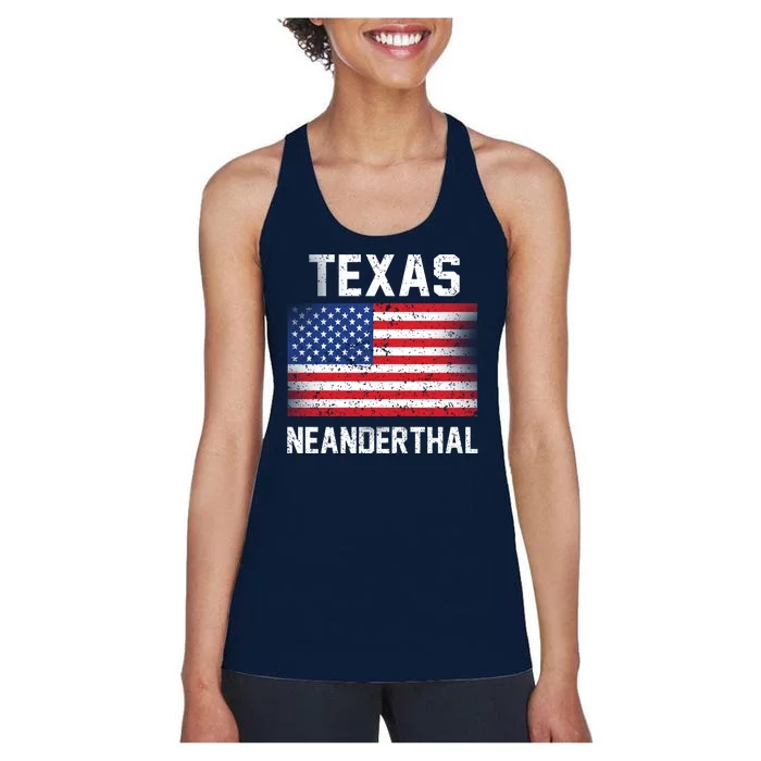 Texas Neanderthal Women's Racerback Tank