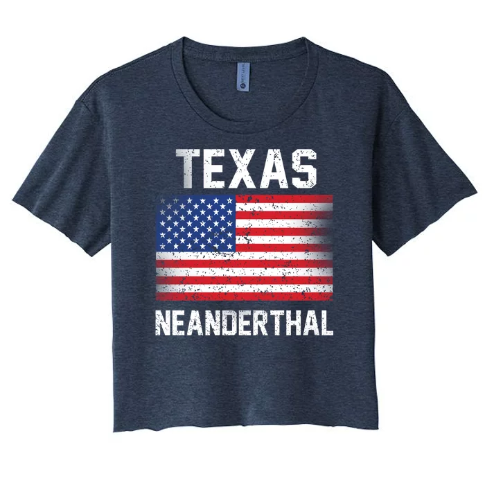 Texas Neanderthal Women's Crop Top Tee