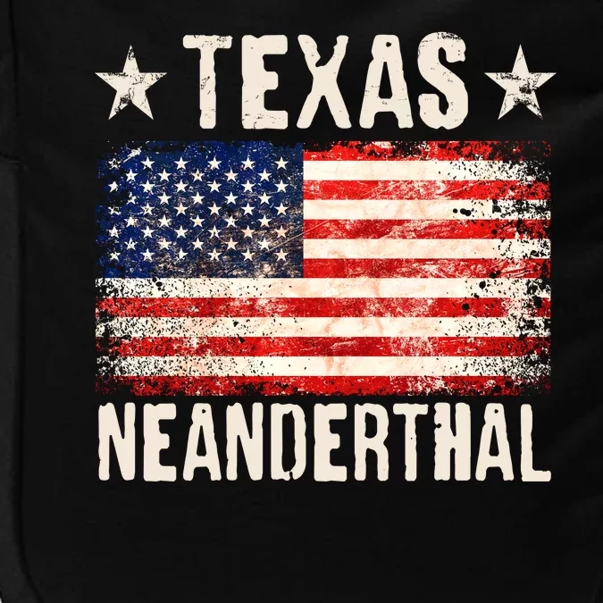 Texas Neanderthal Distressed US Flag Impact Tech Backpack