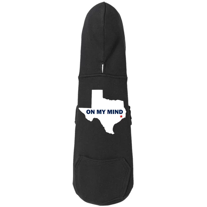 Texas On My Mind Hurricane Harvey Relief Doggie 3-End Fleece Hoodie