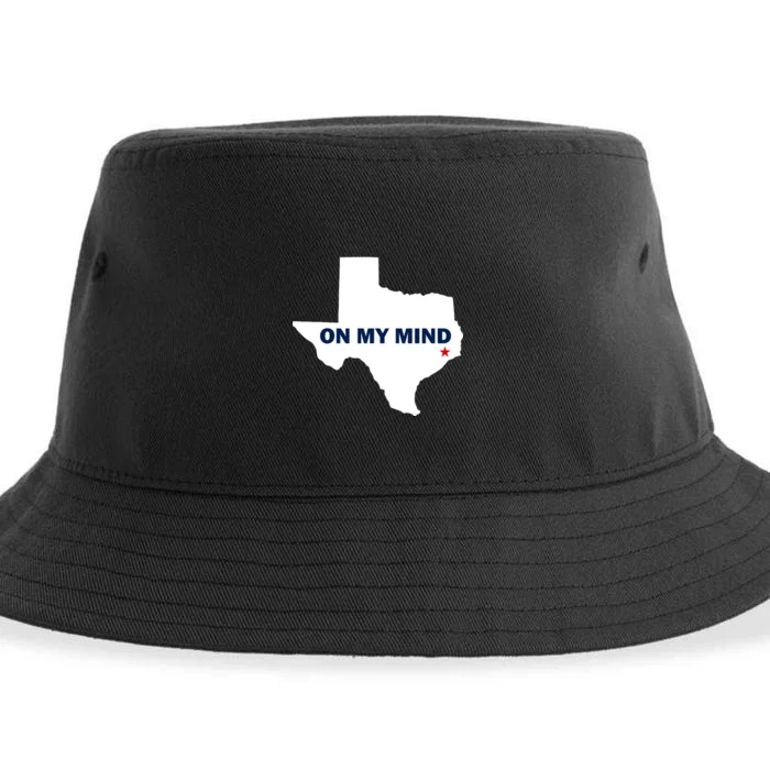 Texas On My Mind Hurricane Harvey Relief Sustainable Bucket Hat