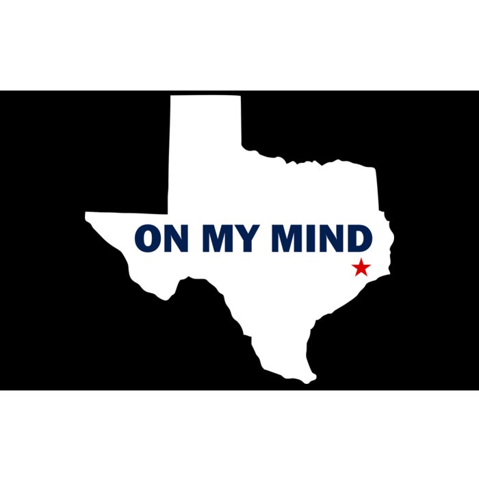 Texas On My Mind Hurricane Harvey Relief Bumper Sticker