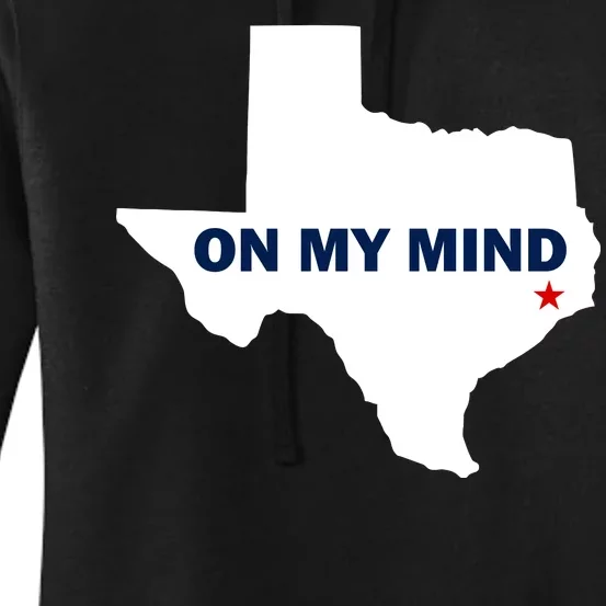 Texas On My Mind Hurricane Harvey Relief Women's Pullover Hoodie