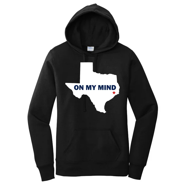 Texas On My Mind Hurricane Harvey Relief Women's Pullover Hoodie