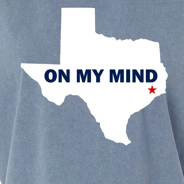 Texas On My Mind Hurricane Harvey Relief Garment-Dyed Women's Muscle Tee