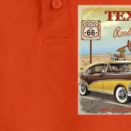 Texas Road Trip Route 66 Classic Car Dry Zone Grid Performance Polo