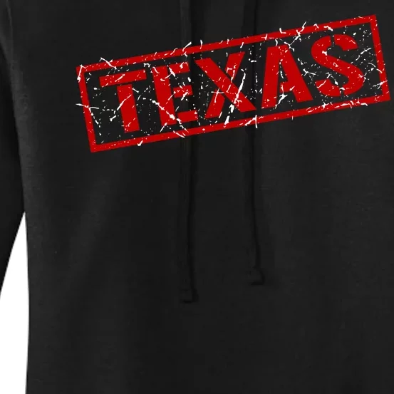 Texas Stamp of Approval Distressed Women's Pullover Hoodie