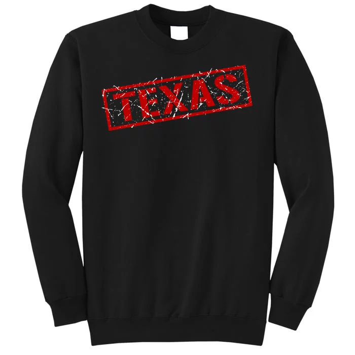 Texas Stamp of Approval Distressed Tall Sweatshirt