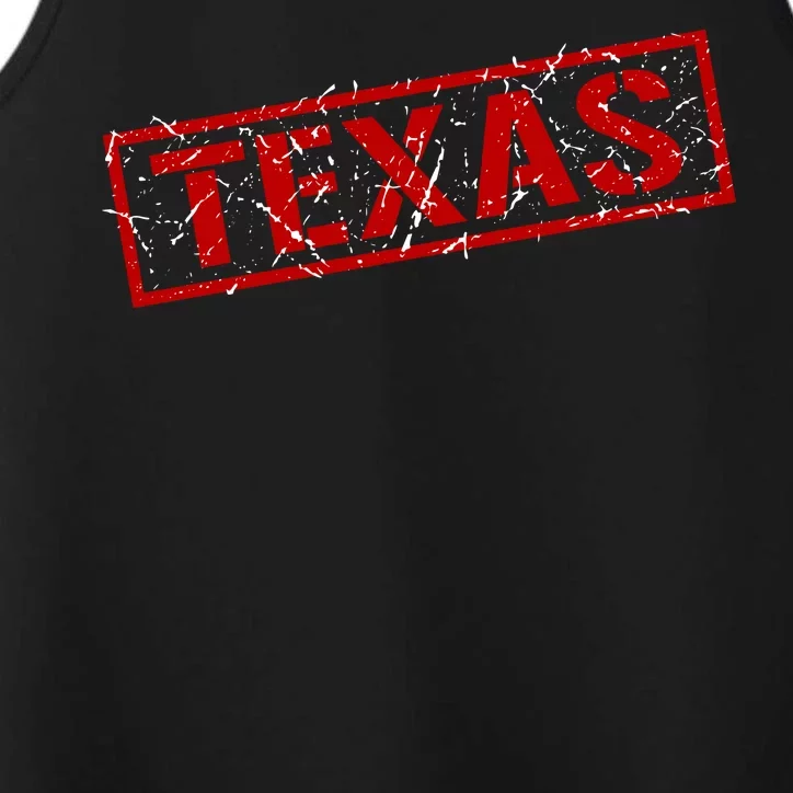 Texas Stamp of Approval Distressed Performance Tank