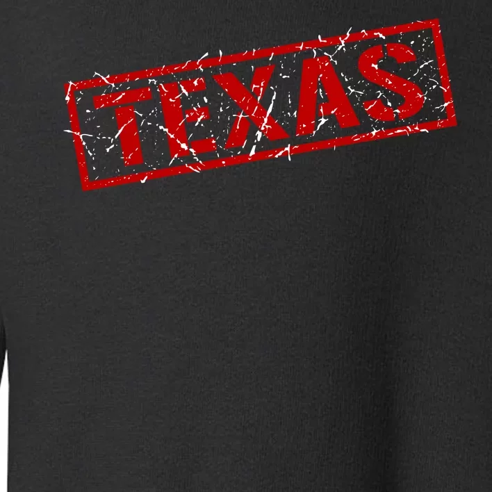 Texas Stamp of Approval Distressed Toddler Sweatshirt