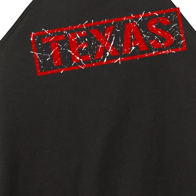 Texas Stamp of Approval Distressed Women’s Perfect Tri Rocker Tank