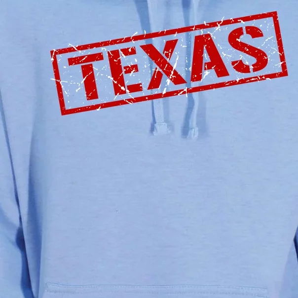 Texas Stamp of Approval Distressed Unisex Surf Hoodie