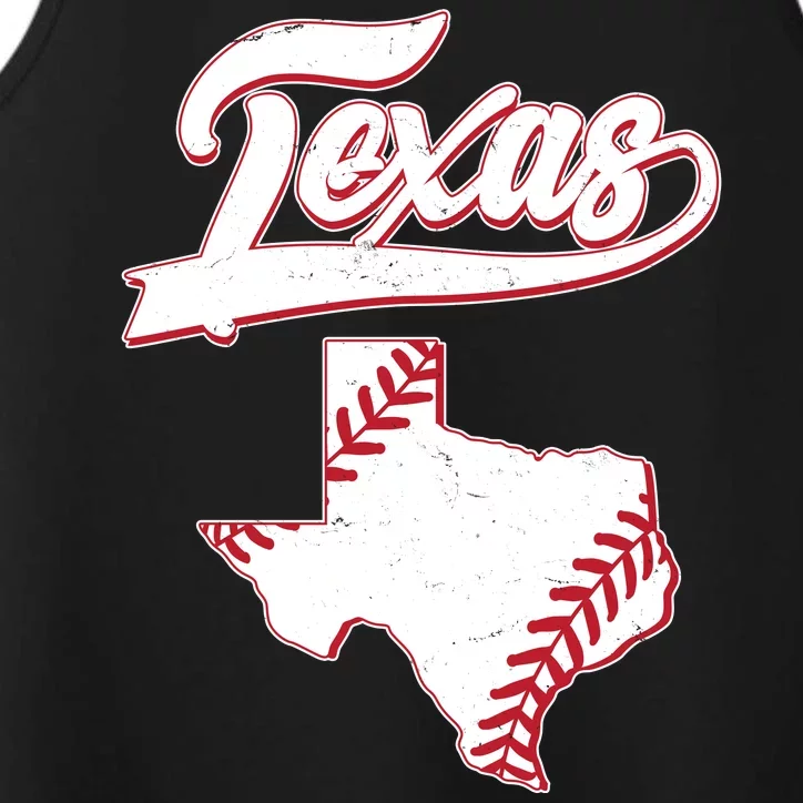 Texas State Baseball Fan Performance Tank