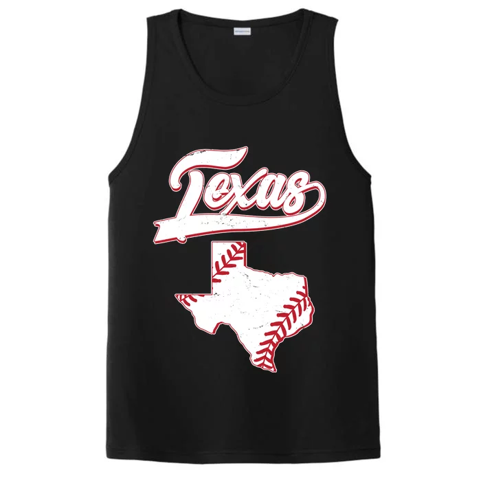 Texas State Baseball Fan Performance Tank