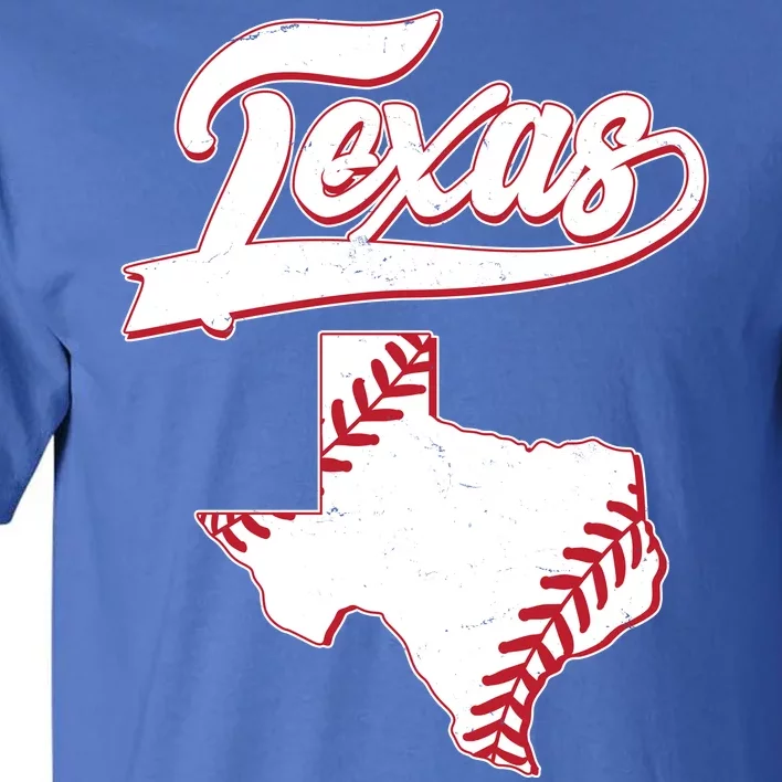 Texas State Baseball Fan Tall T-Shirt