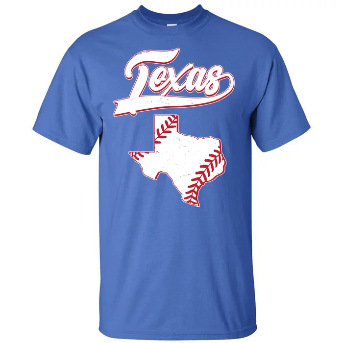 Texas State Baseball Fan Tall T-Shirt