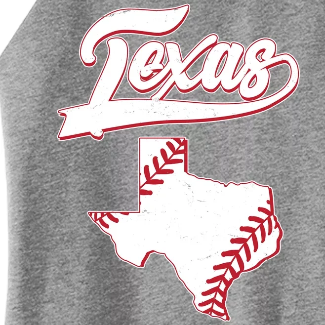 Texas State Baseball Fan Women’s Perfect Tri Rocker Tank