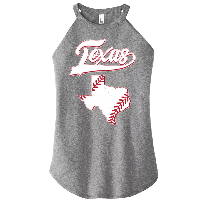 Texas State Baseball Fan Women’s Perfect Tri Rocker Tank