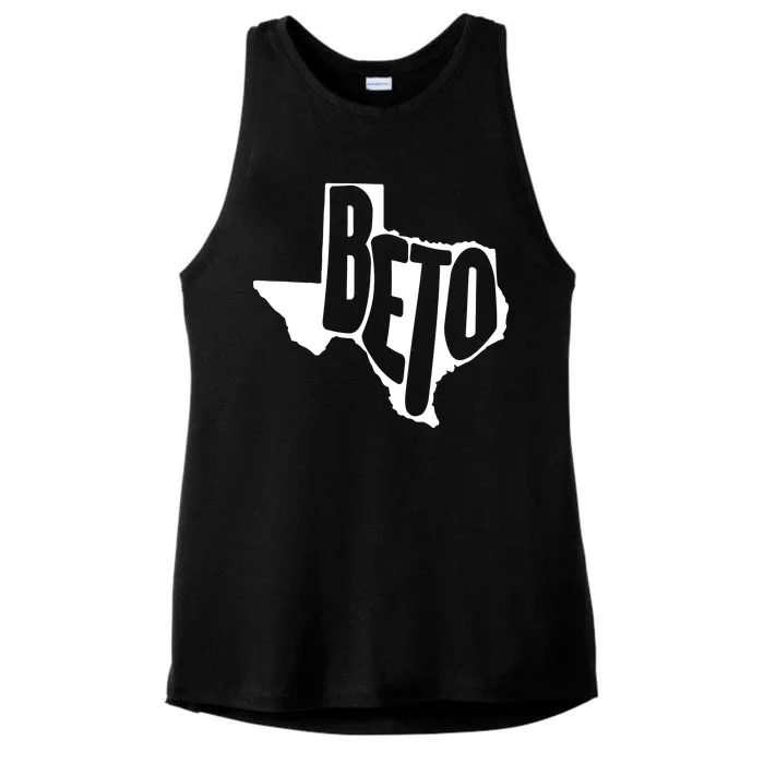 Texas State Beto For Senate Ladies Tri-Blend Wicking Tank