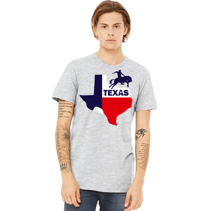 Texas State Cowboy Premium T-Shirt