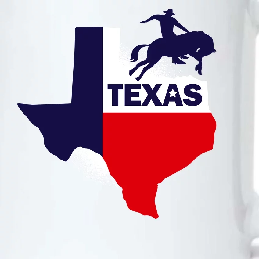 Texas State Cowboy Black Color Changing Mug